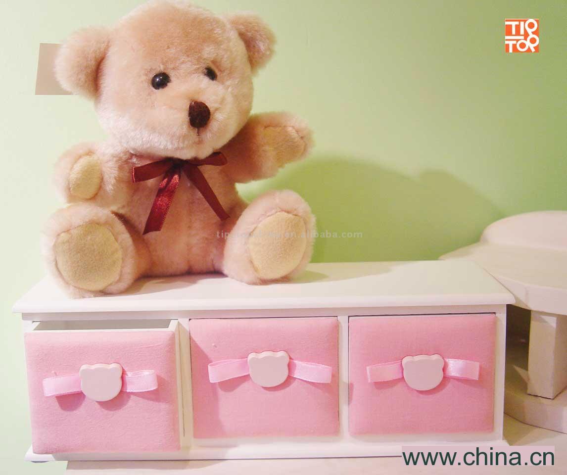 Pink Bear Cabinet