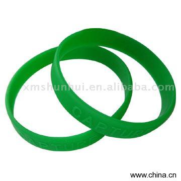 Embossed Silicon Wristband