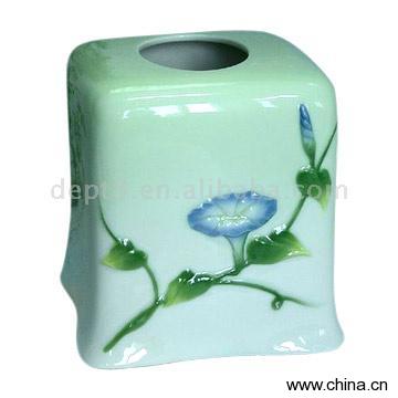 Porcelain Tissue Box