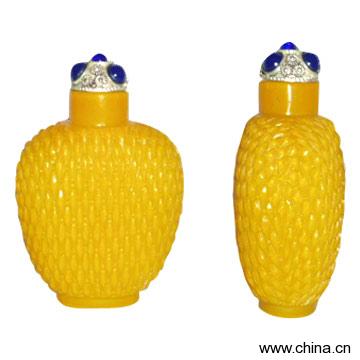 Glass Snuff Flask (Qing Dynasty)