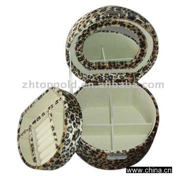 Leopard Round Jewelry Box