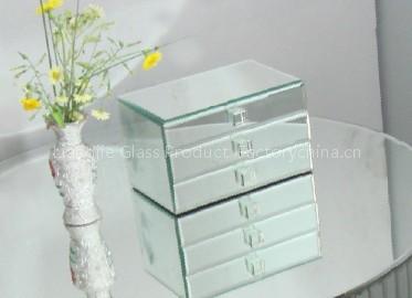 glass mirrored jewelry box,mirror jewellry box,jewel case,trinket box,fashion box