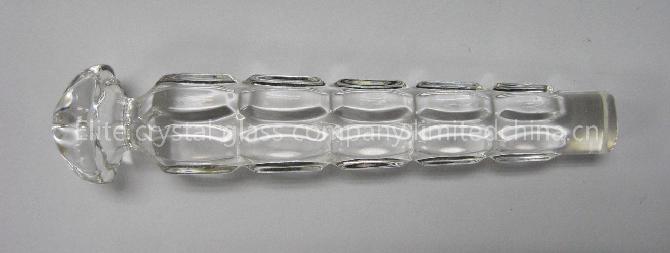 crystal glass handle