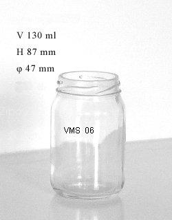 glass jar 130ml