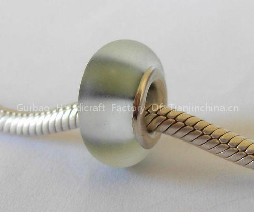 Frosted Glass Beads
