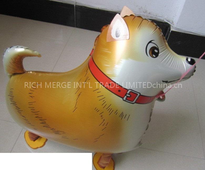 walking balloon dog