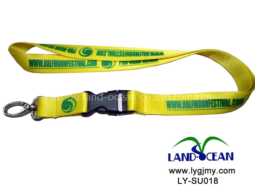 silk screen printed lanyard