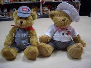 Plush Toy Teddy Bear with Cloth