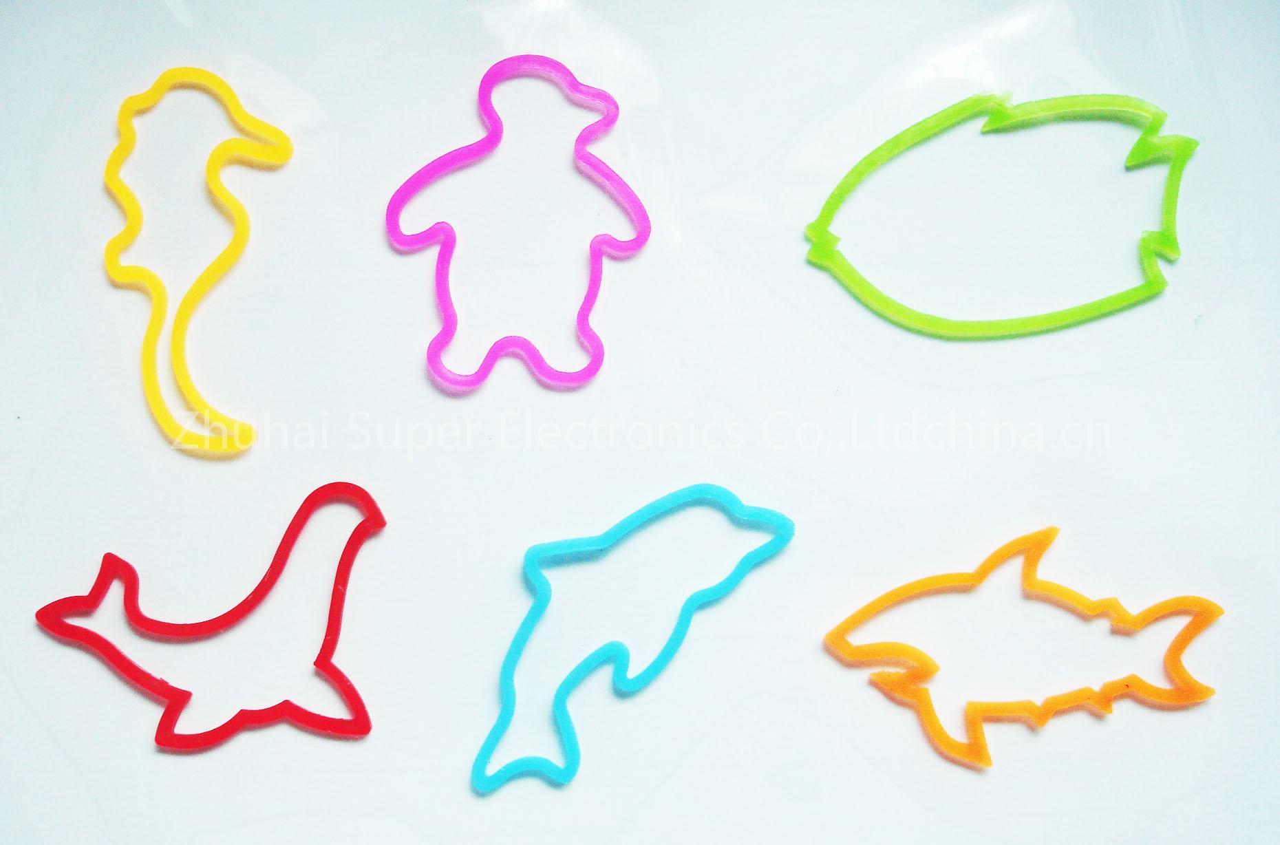 Promoting glow shaped silly band