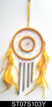 Wind Chime- Yellow Dream Catcher