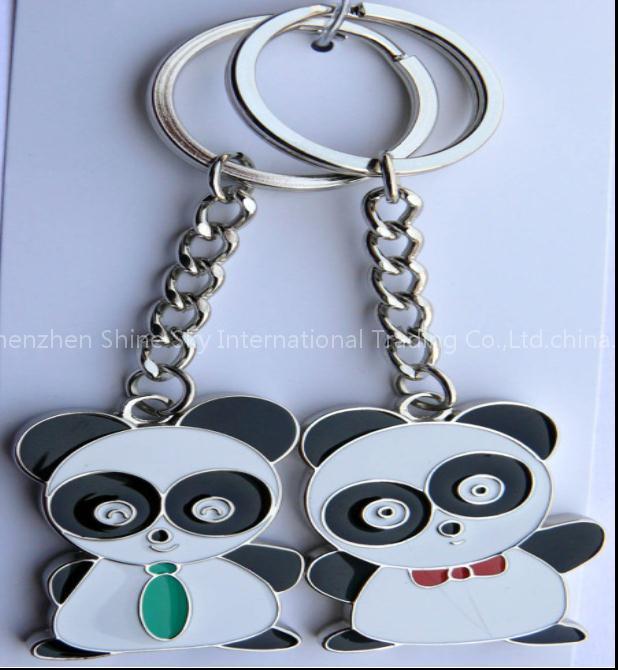Panda key chain,any logo accept
