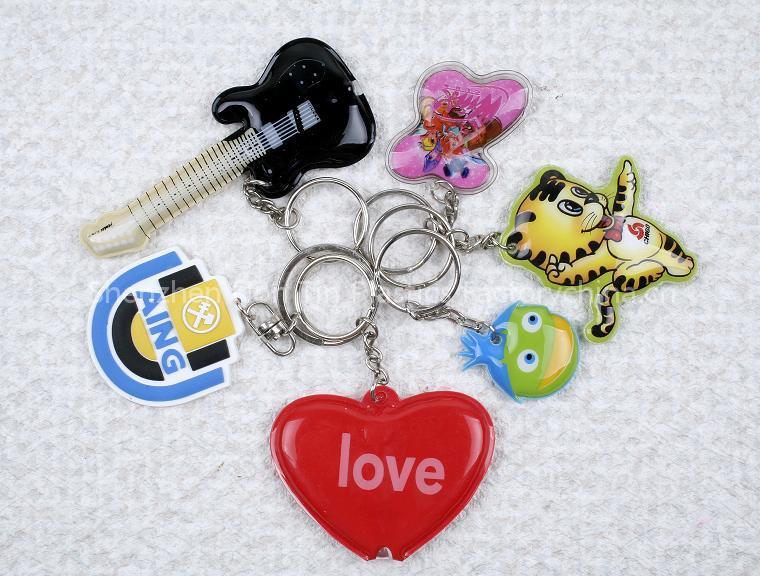 Guitar Key Chain with LED