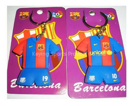 soccer jersey key chain