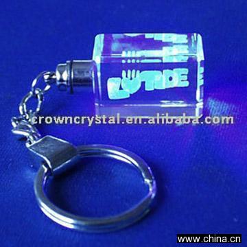 Crystal Lighting Key Chain