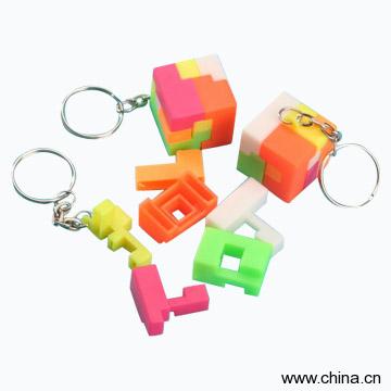 Key Chains with Magic Cube