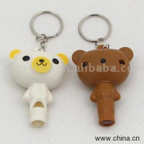 Bear Whistle Keychain