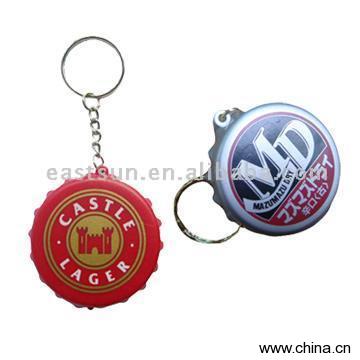Bottle Cover Shape Mini Radio on Keychain
