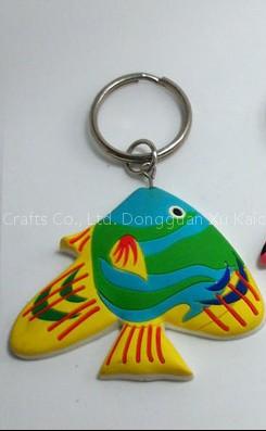 PVC Silicone Fish Keychain