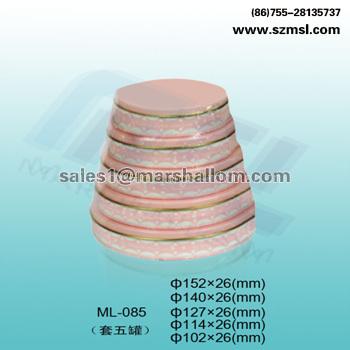 set tin box,printing metal box,5pcs
