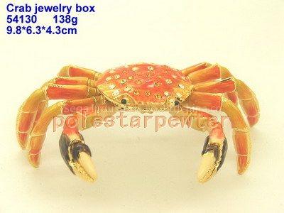 Crab jewelry box