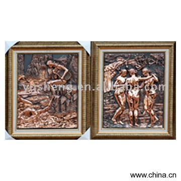 Pure Copper Relief Artwork