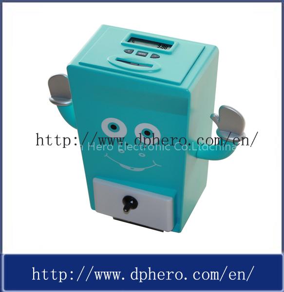 Nice Style Digital Robot Coin Bank (HR-302)