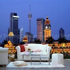 Wall Decoration Stickers Non-Woven Fabric CK12-128S Building Wall Paper