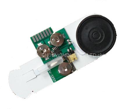 Sound module for greeting card