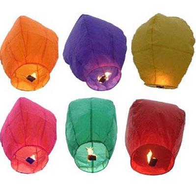 sky lantern , wishing lantern , Kongming lantern