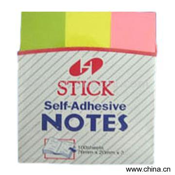 Color Strip Self-Adhesive Notes