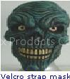 latex ghost mask, halloween ghost mask