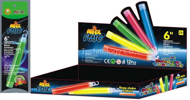 6'' glow stick(retail 1pk)