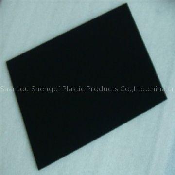 Black PP Inadhesive Album Pages, with 0.6/0.8/1.0mm Thickness, Environment Friendly