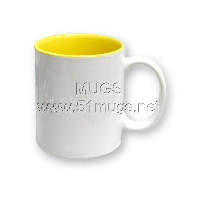 sublimation inner color twon tone mugs cup DIY mug
