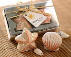 Seashell & Starfish Salt and Pepper Shakers