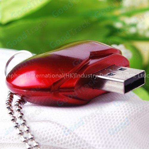 lovely heart-shaped usb flash memory
