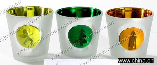 Glass Candle Holder