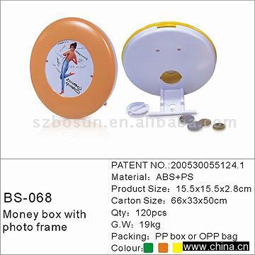 Piggy Bank with Photo Frame