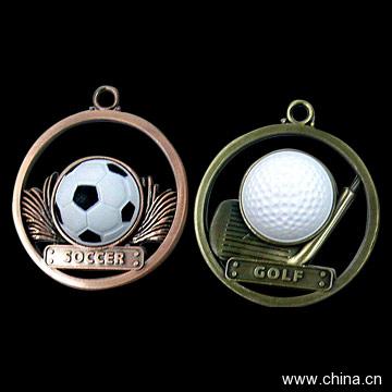 Round Metal Sports Medal