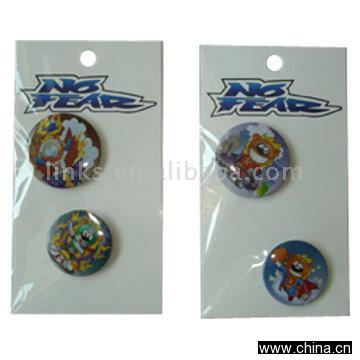 Pin Badge, Pin Button