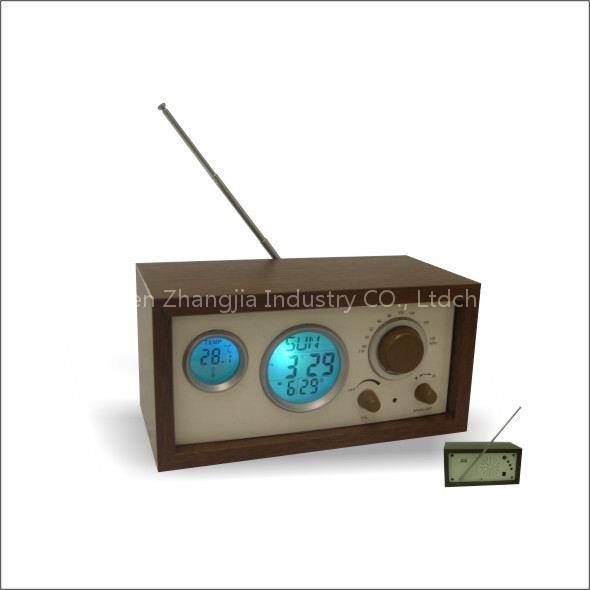 Wooden radio