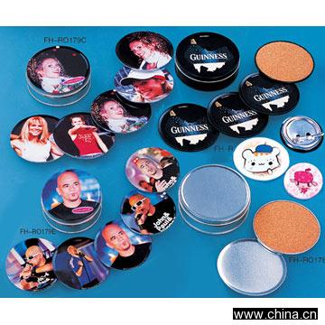 Tin Coasters and Tin Badge