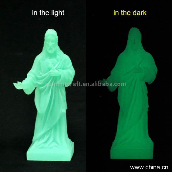 Luminous Polyresin Figurines (Jesus)