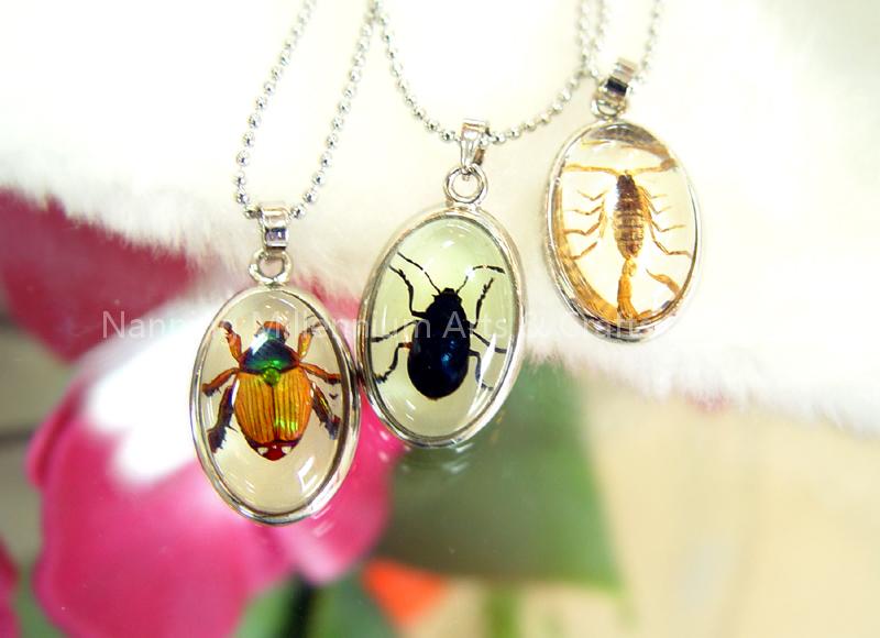 Insect Amber Jewelry (synthetic resin items)