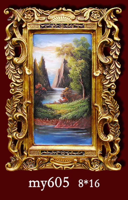 Handicraft Painting and Resin Frame -- MY605