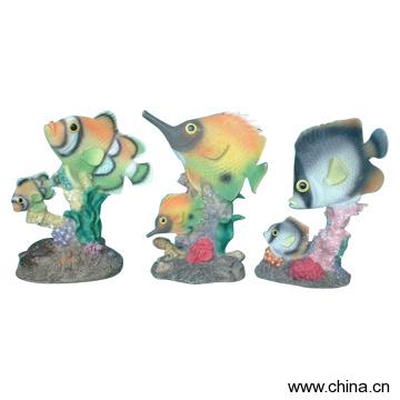 Polyresin Tropical Fishes