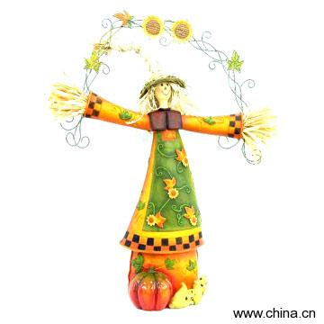 Polyresin Scarecrow