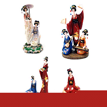 Geisha Figurine