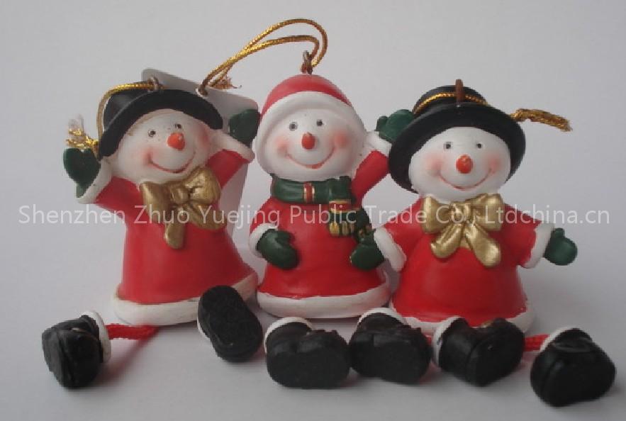 Polyresin Christmas Snowman