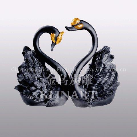 Activated charcoal carving gift
